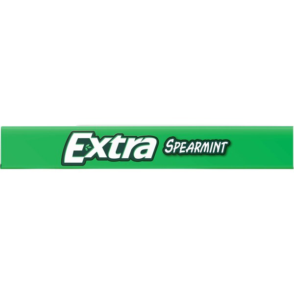 Chicle de Menta de Spearmint para un Solo Uso Extra Extra, 15 Piezas, Paquete de 60 - 318545