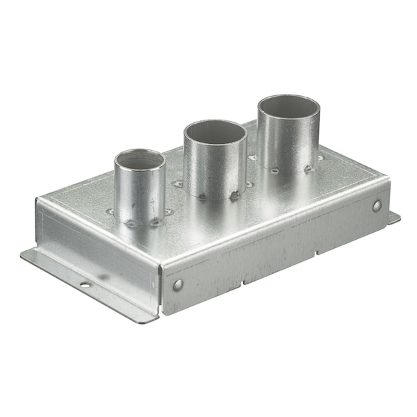 Hubbell Wiring Device-Kellems Recessed 8" Series, Replacement Fitting Box, (1) 3/4" EMT and (2) 1" EMT - S1R8JNC7
