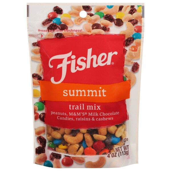 Mezcla de frutos secos Fisher Summit de 4 oz., paquete de 6 - P27166