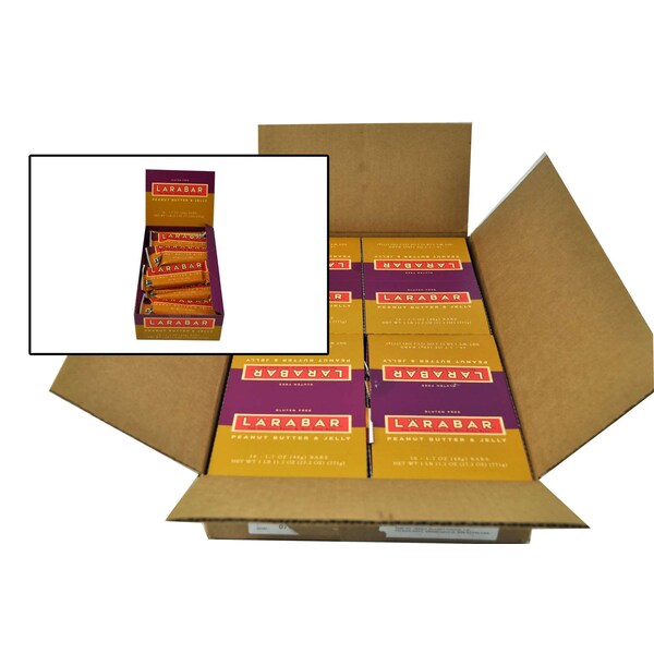Larabar Caja de 64 barras de 1.7 oz de Mantequilla de Cacahuate y Mermelada - 21908-41883