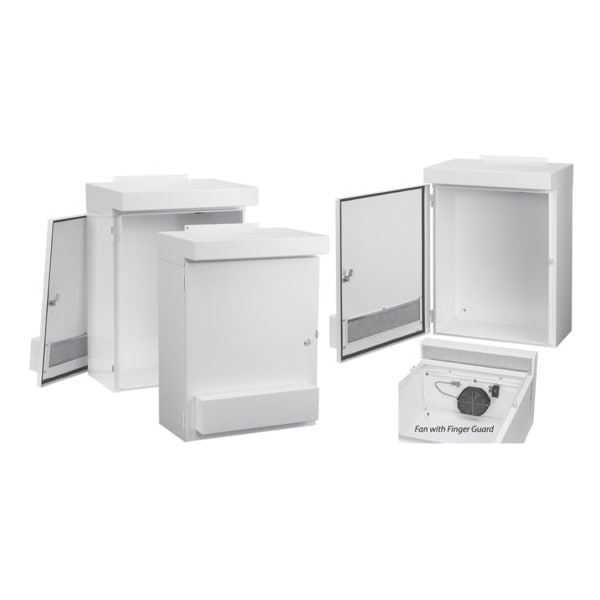 Nvent Hoffman Steel Electrical Enclosures, 56 in H, 16 in D, 36 in W, NEMA 3R, Lift Off Hinged - WF75LP