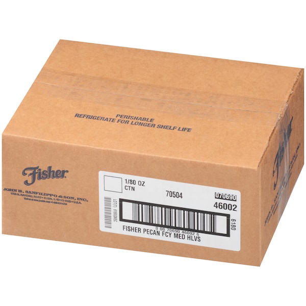 Mitades de Nuez Pecanera Fancy Medias de Fisher Fisher 5 libras - 70504