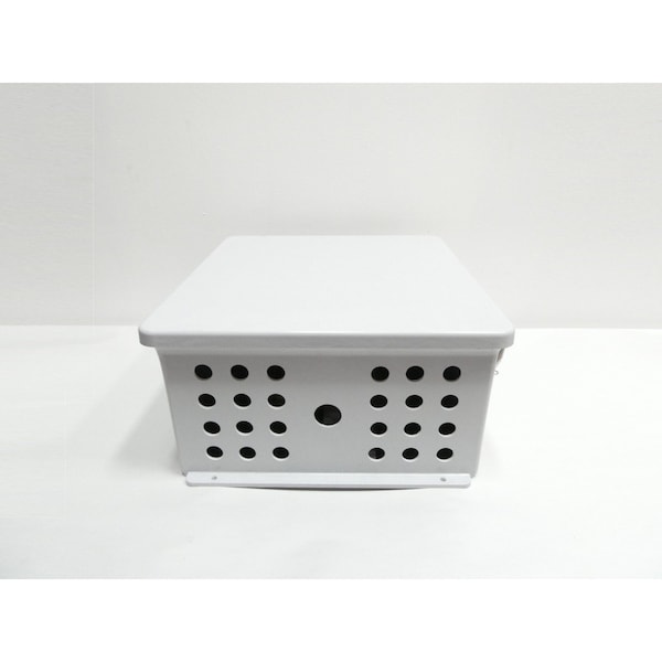 Stahlin Fiberglass Electrical Enclosures, 18 in H, 12 in D, 16 in W, Hinged - J1816HPL