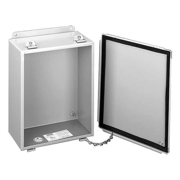 Nvent Hoffman Steel Electrical Enclosures, 4 in H, 3 in D, 4 in W, NEMA 12, Lift Off - A404LP