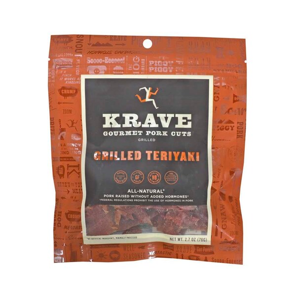Bocadillos gourmet de cortes de cerdo a la parrilla con teriyaki de Krave Amplify, PK8 - _6000100-KV
