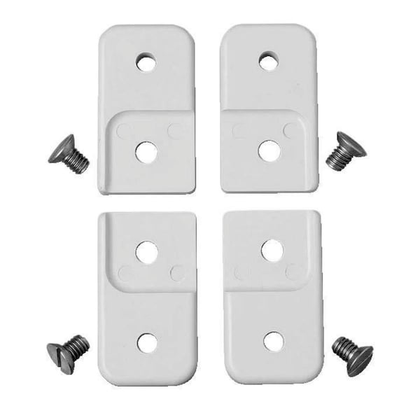 Wiegmann Mounting Foot Kit, Inline/Slimline Series of enclosures Fiberglass - HW-N4XMTGFTKIT