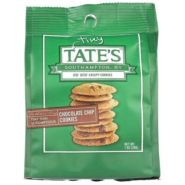 Galleta de Chispas de Chocolate de Tates Bake Shop, Sabor Vainilla, Bolsa de 1 oz - 1001583.