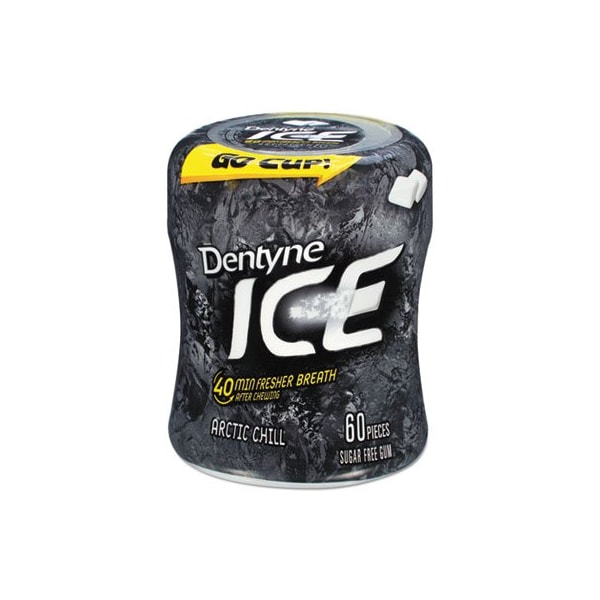 Mondelez International Dentyne Ice, CHICLE SIN AZÚCAR, FRÍO ÁRTICO, 4PK - 10512