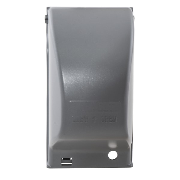 Hubbell Wiring Device-Kellems Electrical Box Cover, 1 Gang, Cast Metal - WP26E