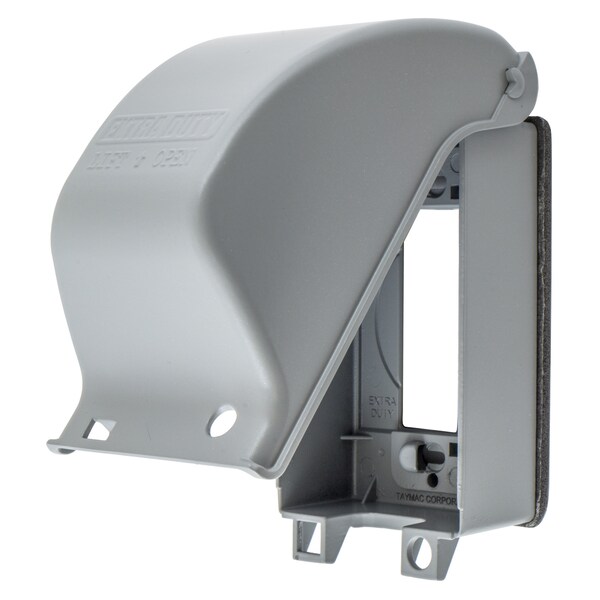Hubbell Wiring Device-Kellems Electrical Box Cover, 1 Gang, Cast Metal - WP26E