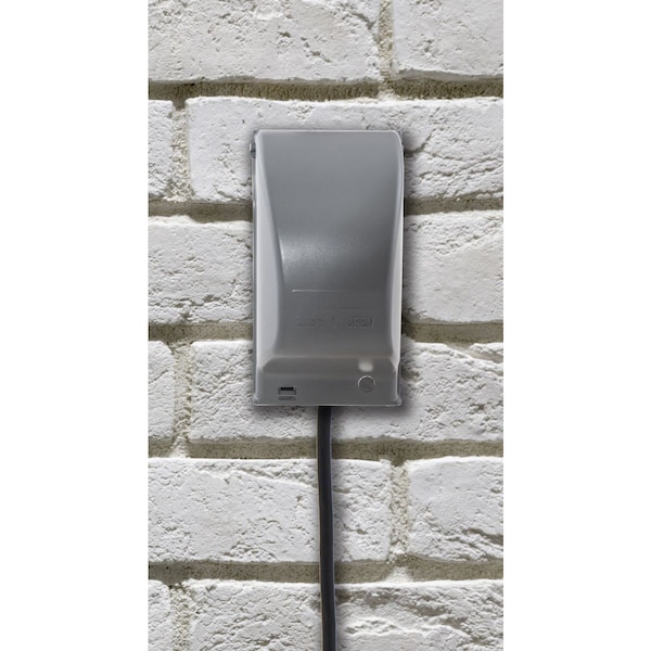 Hubbell Wiring Device-Kellems Electrical Box Cover, 1 Gang, Cast Metal - WP26E