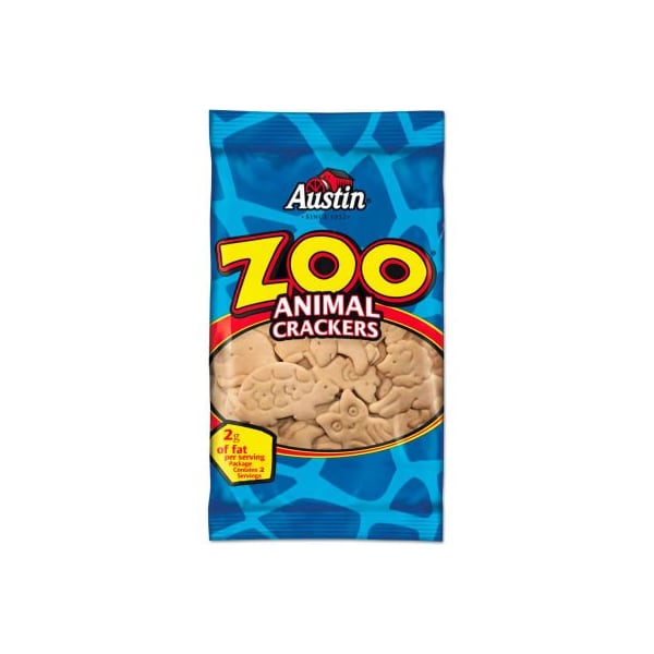 Galletas de animales del zoológico Keebler Austin¬Æ, Original, paquete de 2 onzas, 80/caja - 7978351252