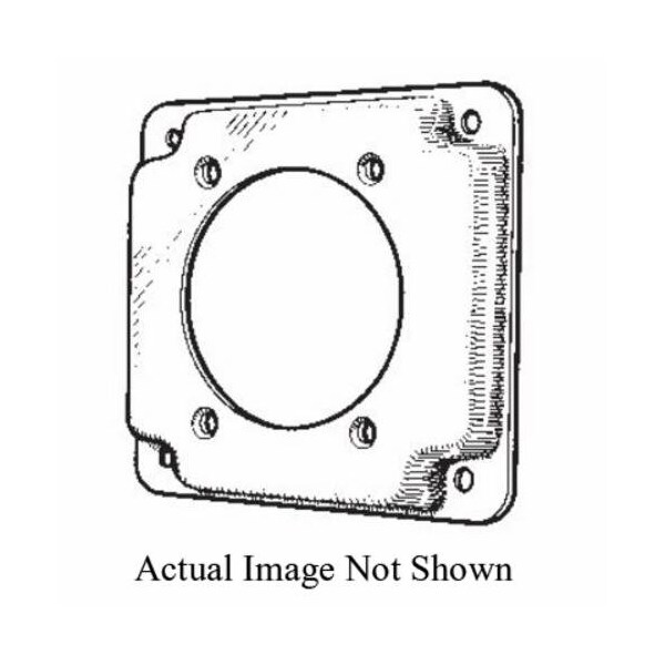 Mulberry Electrical Box Cover, 1 Gang, Square, Steel, Duplex Receptacle Cover - 11423