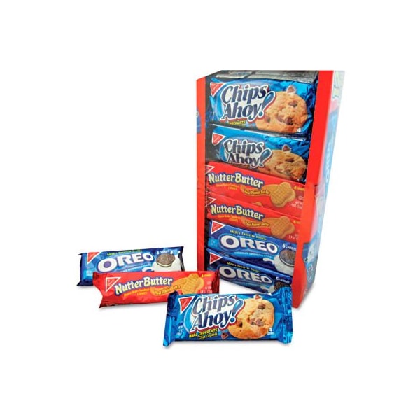 Paquete variado de galletas Nabisco¬Æ, surtido, 1.75 oz., 12/ caja - NFG04738