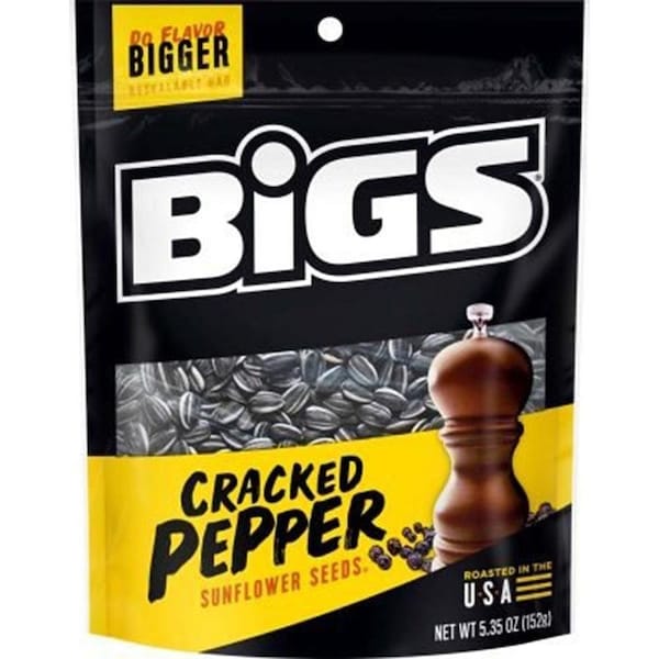 Semillas de girasol Bigs 55035, sabor Pimienta Negra, 535 oz - 529874