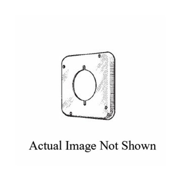 Mulberry Electrical Box Cover, Square, Steel, Single Receptacle Cover - 11522