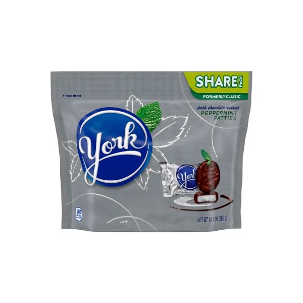 Green Rabbit Holdings YORK Chocolate Negro con Menta Pastillas de Caramelo, 10.1 oz, 3 Paquetes - 24600437