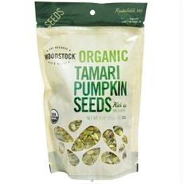 Woodstock Farms Semillas de calabaza orgánicas con Tamari -8x9oz - B06803