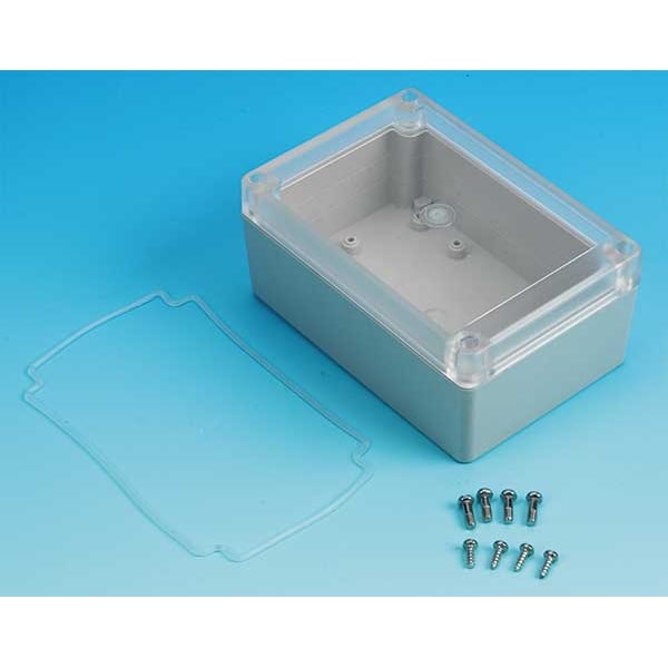 Box Enclosures polycarbonate Electrical Enclosures, 4.9 in H, 2.2 in D, 3.4 in W, NEMA 4X - BEN-30PC