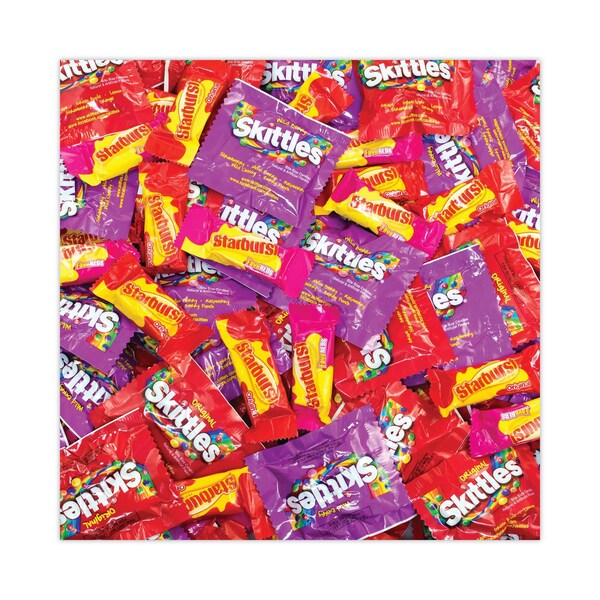 Paquete de variedad Starburst Skittles y Starburst Fun Size, 6 lb 8.4 oz - 50105