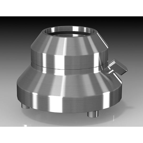 Saginaw Control & Engineering Coupling, 5.12 in L x 3.19 in H x 5.12 in W, Steel - SCE-SAS360C