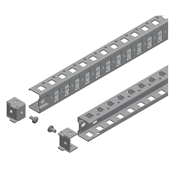 Schneider Electric Universal cross rail, 1800 mm. H x 40 mm. W x 27 mm. L, Steel - NSYSUCR40180