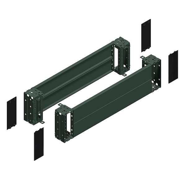 Schneider Electric Front & rear plinth, PanelSeT SFN, Spacial SF, for electrical enclosure W400mm, plinth H200mm - NSYSPF4200