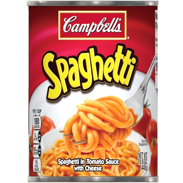 Spaguetti Campbell's de 15.8 oz. en lata, PK12 - 000023282
