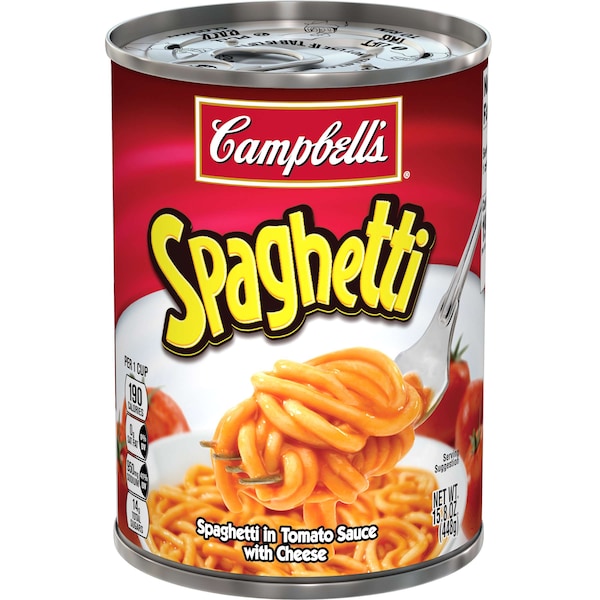 Spaguetti Campbell's de 15.8 oz. en lata, PK12 - 000023282