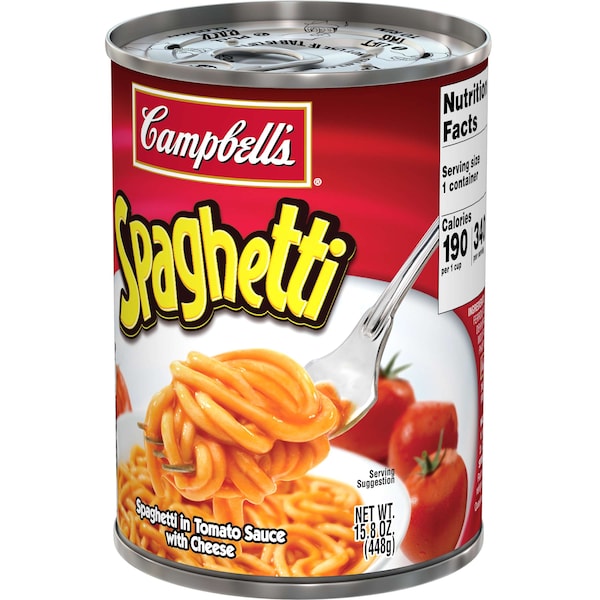 Spaguetti Campbell's de 15.8 oz. en lata, PK12 - 000023282