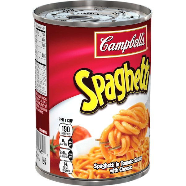 Spaguetti Campbell's de 15.8 oz. en lata, PK12 - 000023282