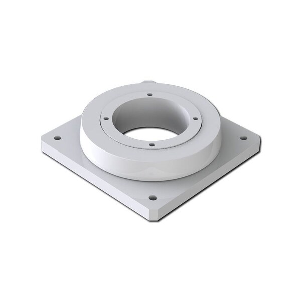 Saginaw Control & Engineering Turnable Foot Stand, 1.34 in. H x 5-3/4 in. W x 5-3/4 in. L, Aluminum - SCE-SATFS