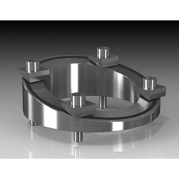 Saginaw Control & Engineering Angle Adaptor, 1.57 in. H x 5.12 in. W x 5.14 in. L, 304 Stainless Steel - SCE-SAS14A