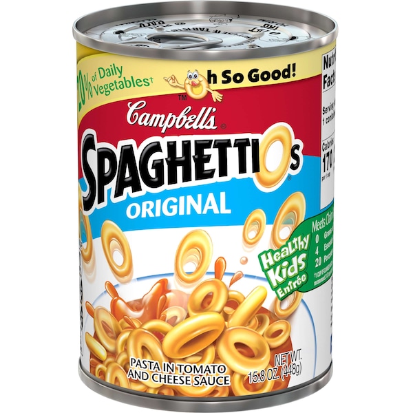 Campbells Campbell's Spaghetti O's Pasta de Tomate 15.8 oz. Lata, Paquete de 24 - 000023283