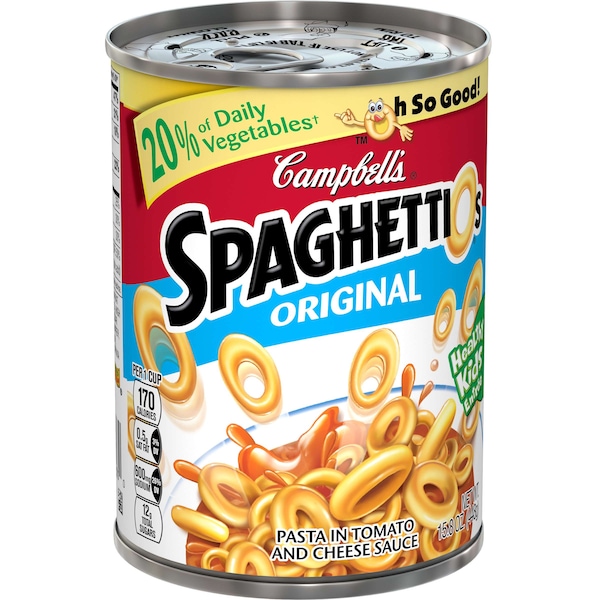 Campbells Campbell's Spaghetti O's Pasta de Tomate 15.8 oz. Lata, Paquete de 24 - 000023283