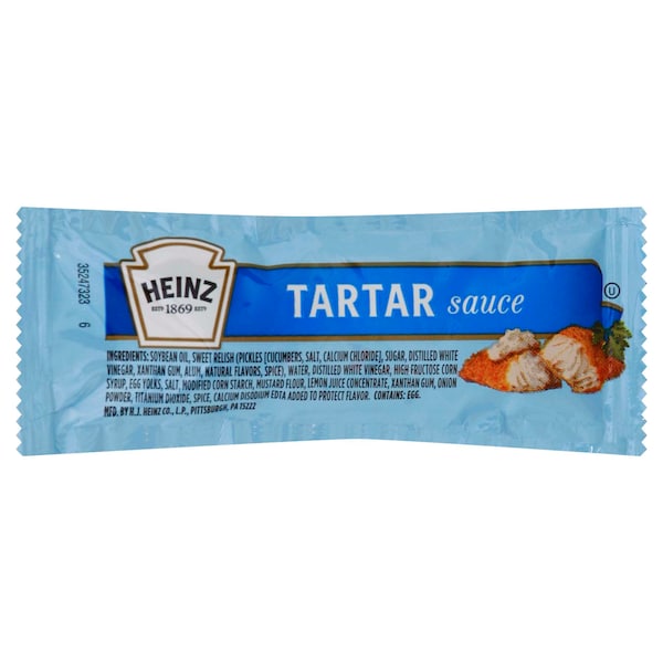 Salsa tártara individual de 12g de Heinz, paquete de 200 unidades - 10013000531600