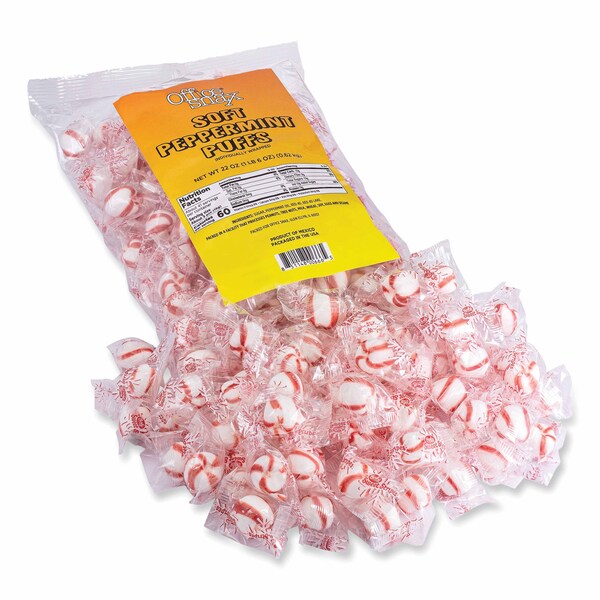 Bocadillos de Oficina. Asortment de dulces, suaves bolitas de menta, bolsa de 22 onzas - 00666