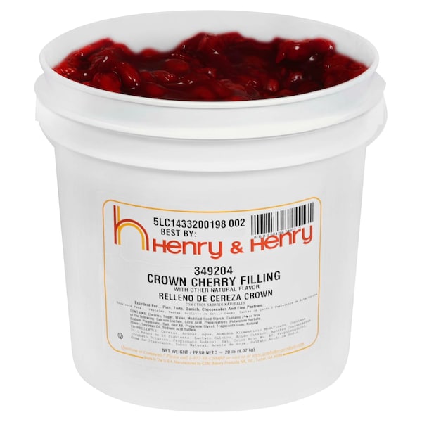 Henry y Henry Relleno de Cerezas Crown, 20 lbs - 10185521