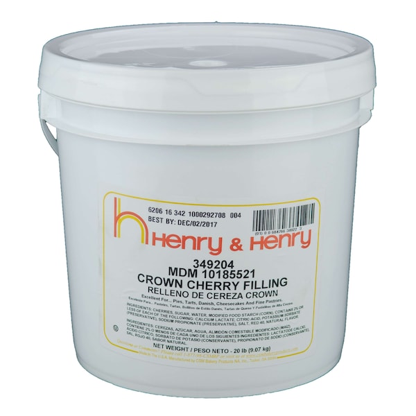 Henry y Henry Relleno de Cerezas Crown, 20 lbs - 10185521