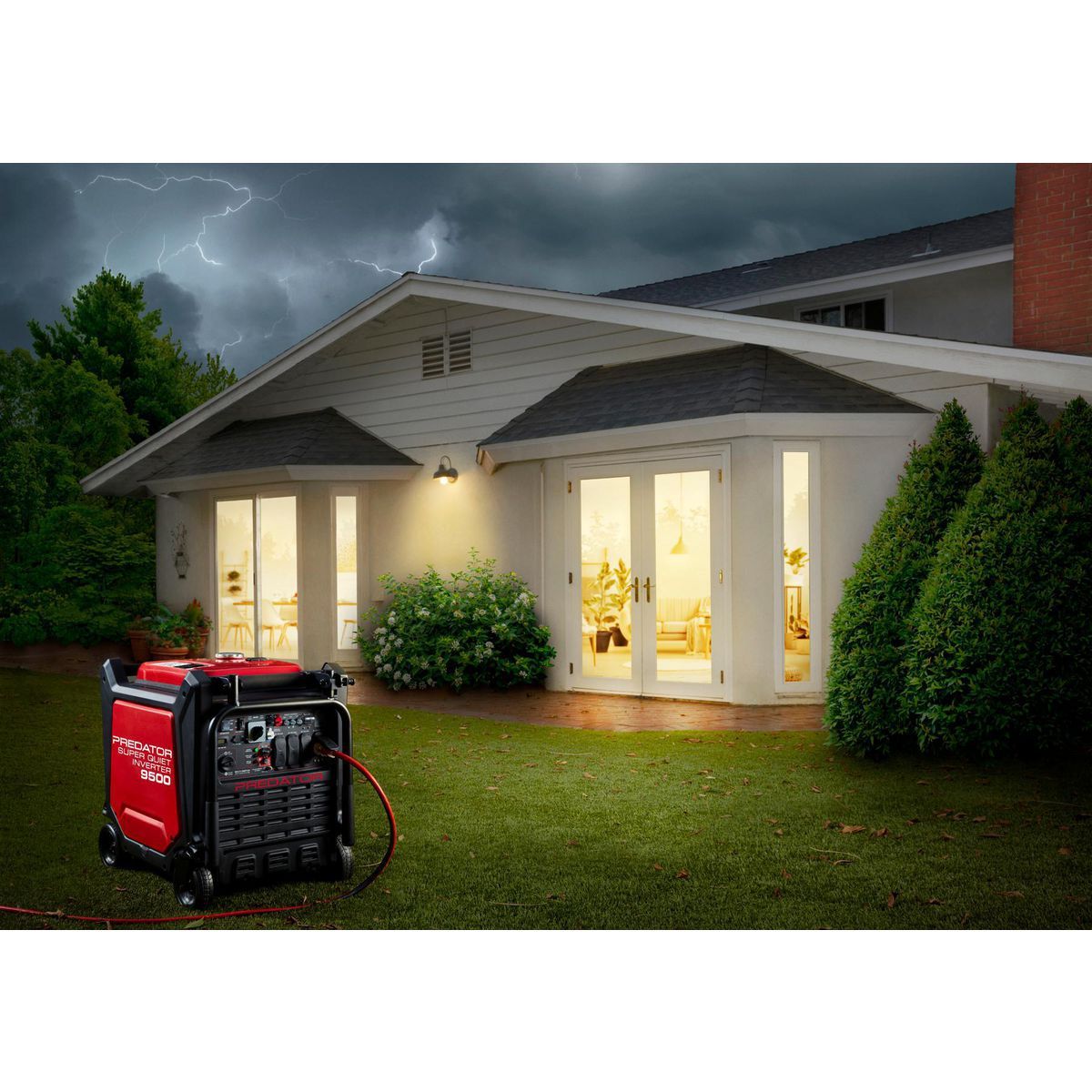 Generador inversor Predator de 9500 vatios ULTRA SILENCIOSO con tecnología CO SEGURA - 59188