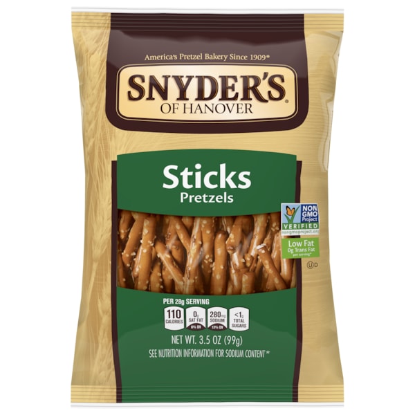 Snyder's Of Hanover Pretzel Sticks 3.5 oz. Bolsa, PK8 - 111818