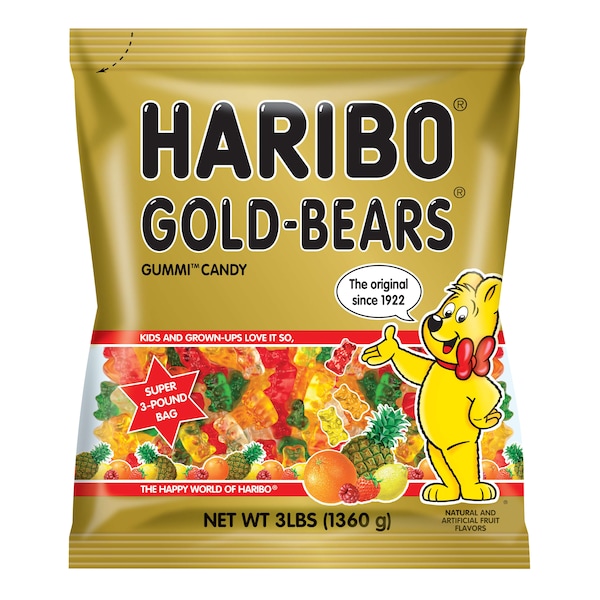 Haribo Ositos de Oro 3lbs, Paquete de 4 - 30230