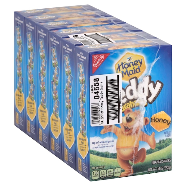 Nabisco Galletas de Ositos de Miel Teddy Grahams de 10 oz., paquete de 6 - 04558