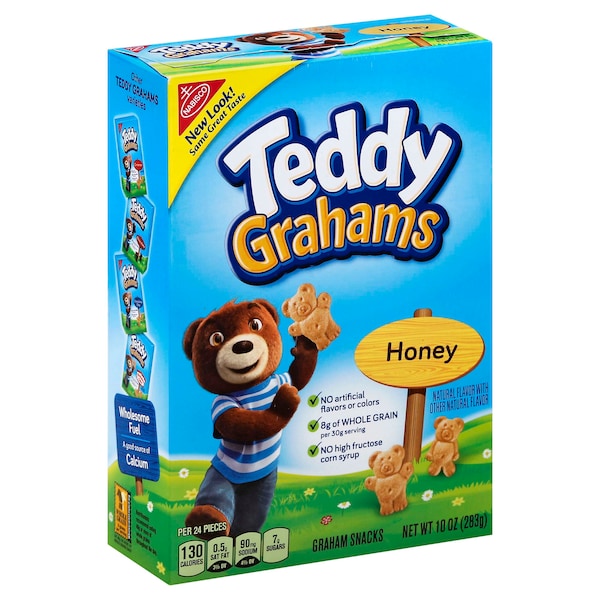 Nabisco Galletas de Ositos de Miel Teddy Grahams de 10 oz., paquete de 6 - 04558
