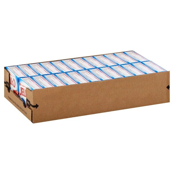 Gelatina Jell-O sin azúcar sabor fresa 0.3 oz, paquete de 24 - 10043000201401