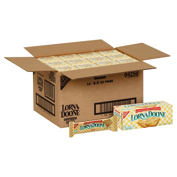 Nabisco Galletas Lorna Doone Paquete de conveniencia de 4.5 oz. Paquete de 12 - 04250