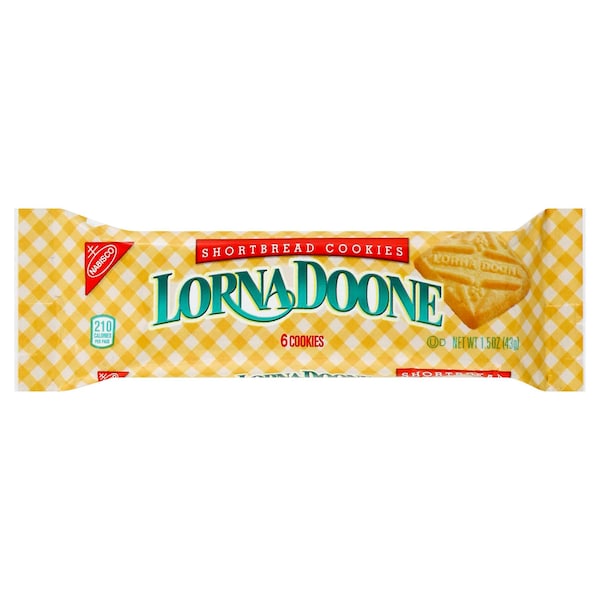 Nabisco Galletas Lorna Doone Paquete de conveniencia de 4.5 oz. Paquete de 12 - 04250