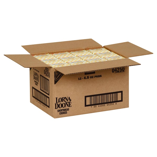Nabisco Galletas Lorna Doone Paquete de conveniencia de 4.5 oz. Paquete de 12 - 04250