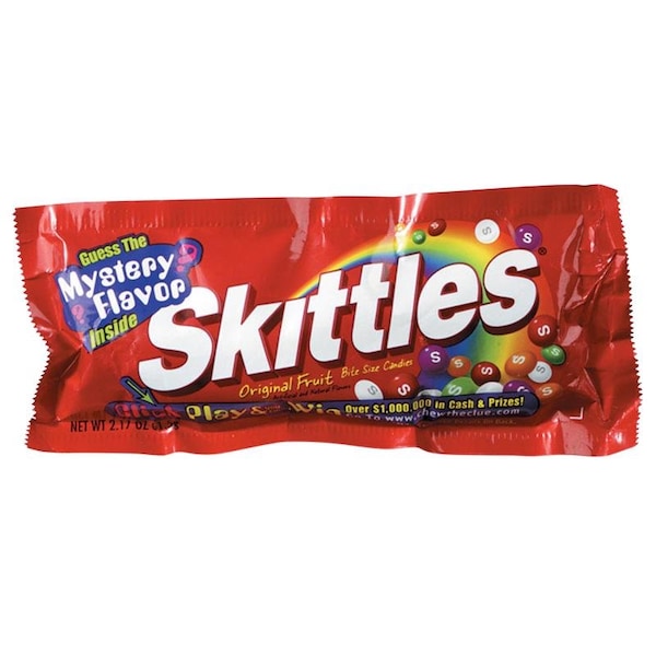 Snickers Skittles Dulce de Caramelo Masticable Sabor Original 2.17 oz - 108226
