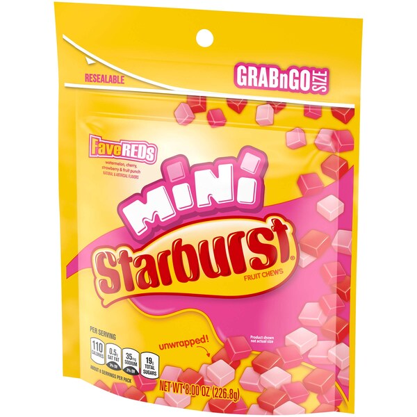 Starburst Starburst Minis Fave Reds 8 oz., PK8 - 384769

Estallido estallido Minis Fave Reds 8 oz., PK8 - 384769